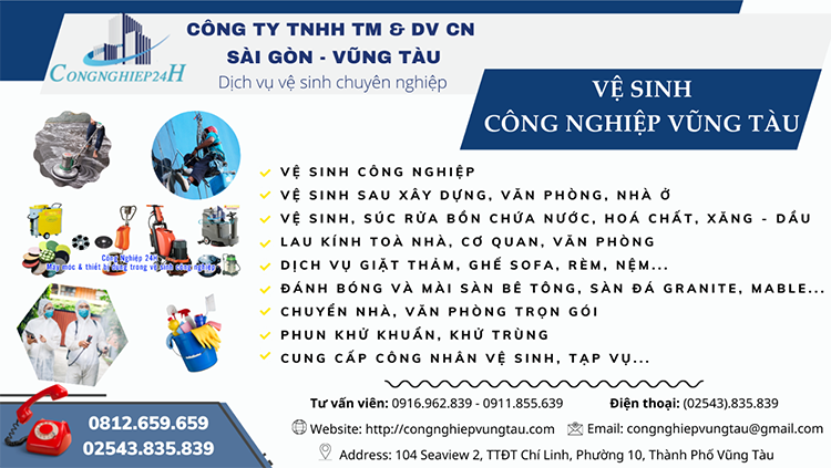 vệ sinh công nghiệp vũng tàu