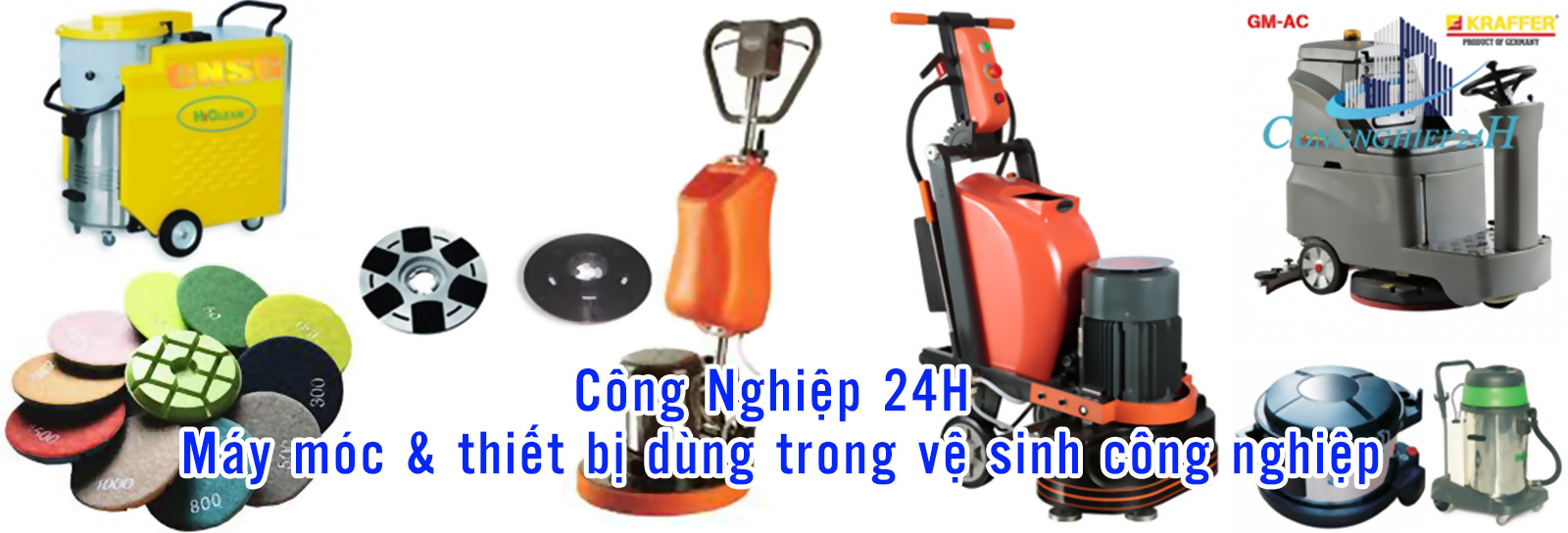 Máy móc & thiết bị dùng trong vệ sinh công nghiệp