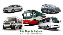 CHO THUÊ XE 4-45 CHỖ